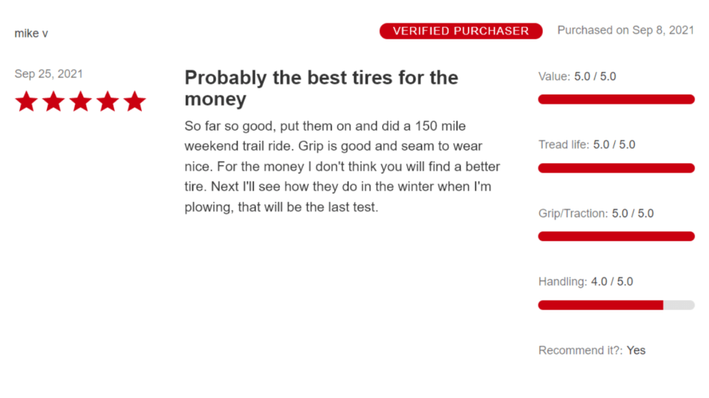 Tusk Terraform Tire Review