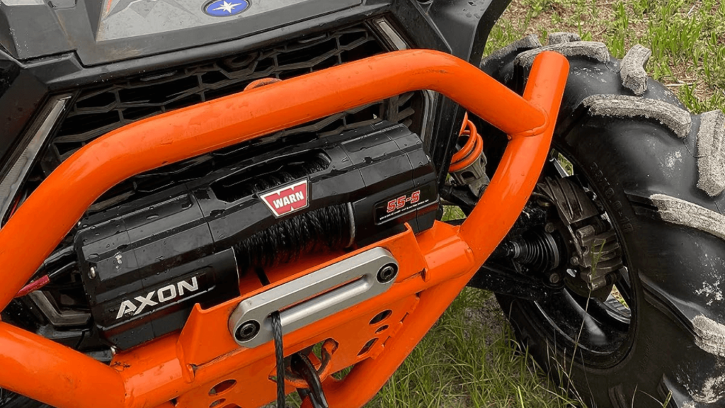 WARN Axon 55-S Winch with Synthetic Rope 5500 lb.